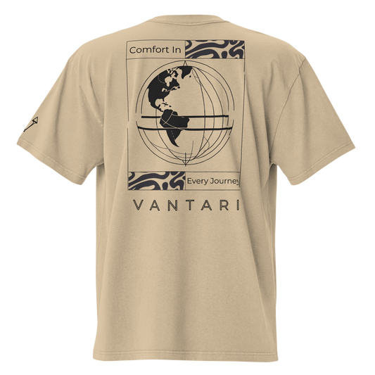 Comfort In Every Journey Tee Faded Khaki